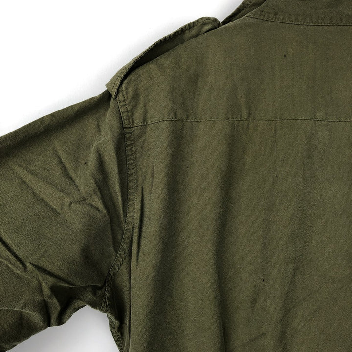 1970'S Canadian Army MK2 Military Combat Jacket, Size 8 Long Medium (Men's Size M equivalent), Vintage unclear Khaki type Vintage Second Hand