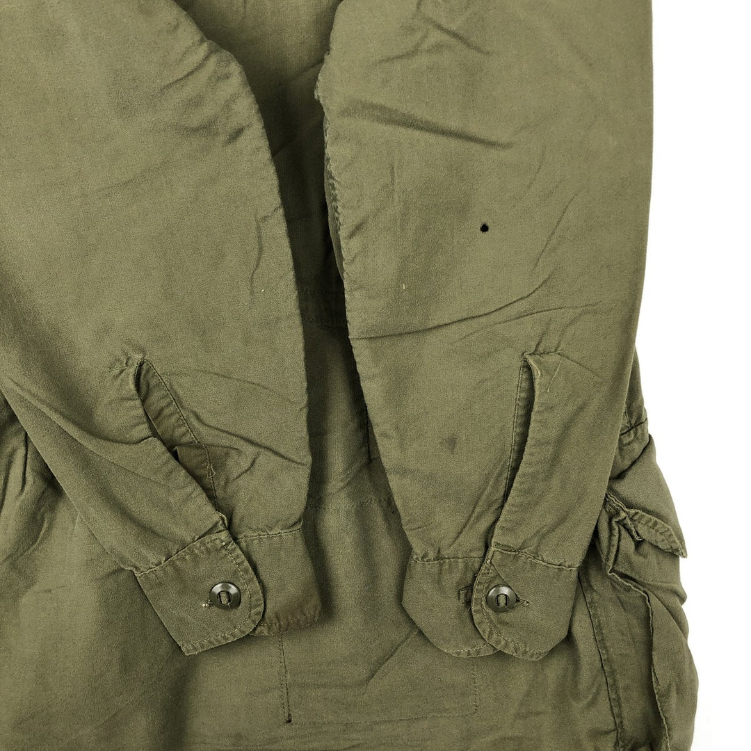 1970'S Canadian Army MK2 Military Combat Jacket, Size 8 Long Medium (Men's Size M equivalent), Vintage unclear Khaki type Vintage Second Hand