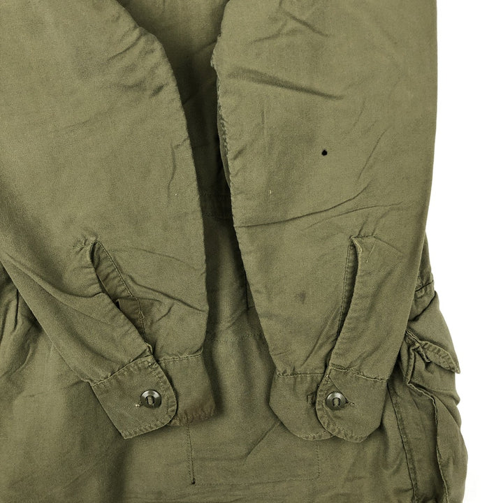 1970'S Canadian Army MK2 Military Combat Jacket, Size 8 Long Medium (Men's Size M equivalent), Vintage unclear Khaki type Vintage Second Hand