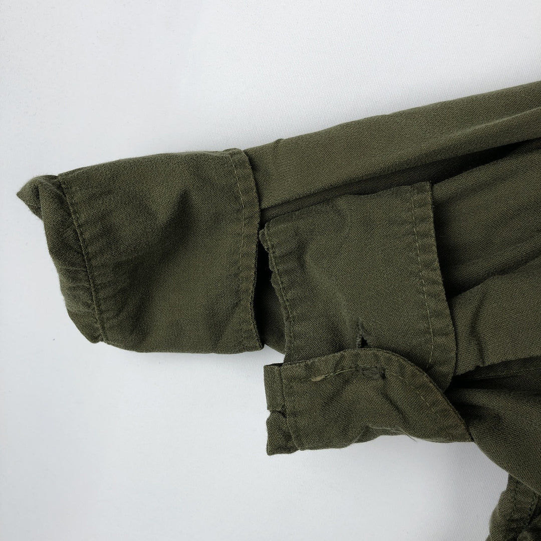 1970'S Canadian Army MK2 Military Combat Jacket, Size 8 Long Medium (Men's Size M equivalent), Vintage unclear Khaki type Vintage Second Hand