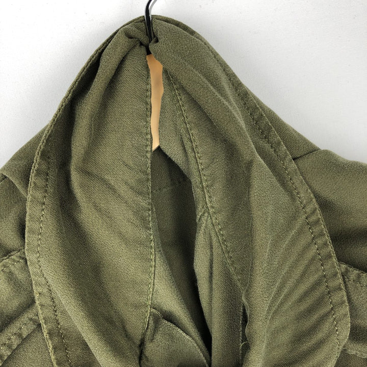 1970'S Canadian Army MK2 Military Combat Jacket, Size 8 Long Medium (Men's Size M equivalent), Vintage unclear Khaki type Vintage Second Hand