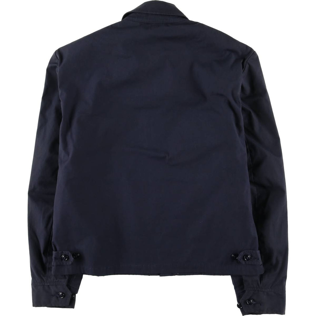 1980'S US Military Utility Jacket, Made in USA, Size 40R, Men's Size L, Vintage cotton navy blue type Vintage Second Hand