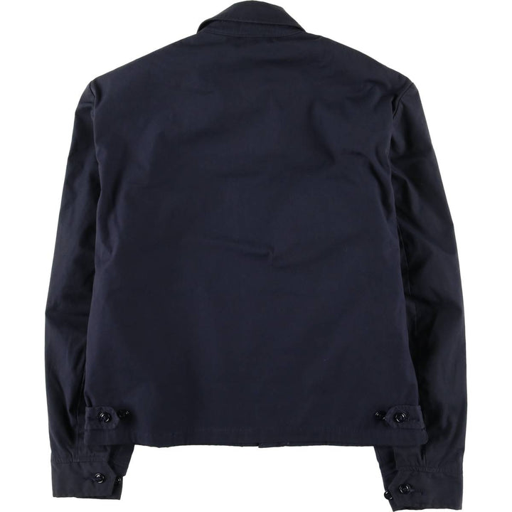1980'S US Military Utility Jacket, Made in USA, Size 40R, Men's Size L, Vintage cotton navy blue type Vintage Second Hand