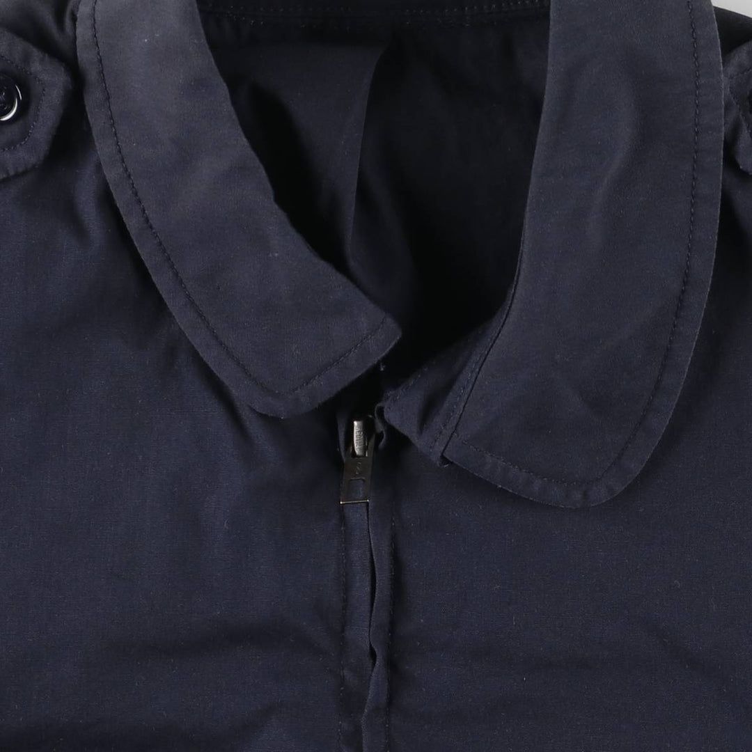 1980'S US Military Utility Jacket, Made in USA, Size 40R, Men's Size L, Vintage cotton navy blue type Vintage Second Hand