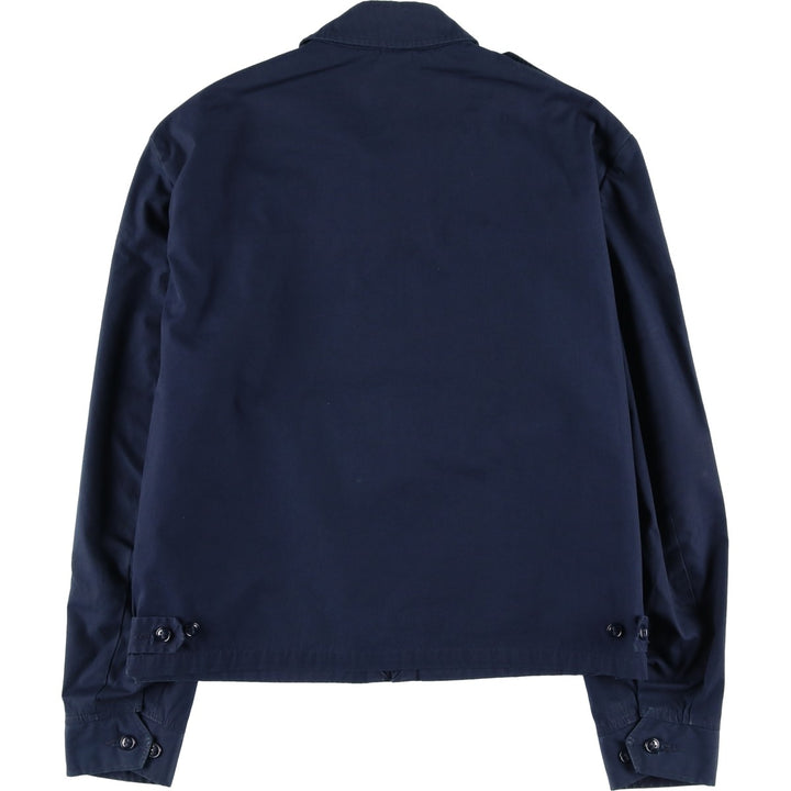 1980'S US Military Utility Jacket, Made in USA, Size 42R, Men's Size L, Vintage polyester navy blue type Vintage Second Hand