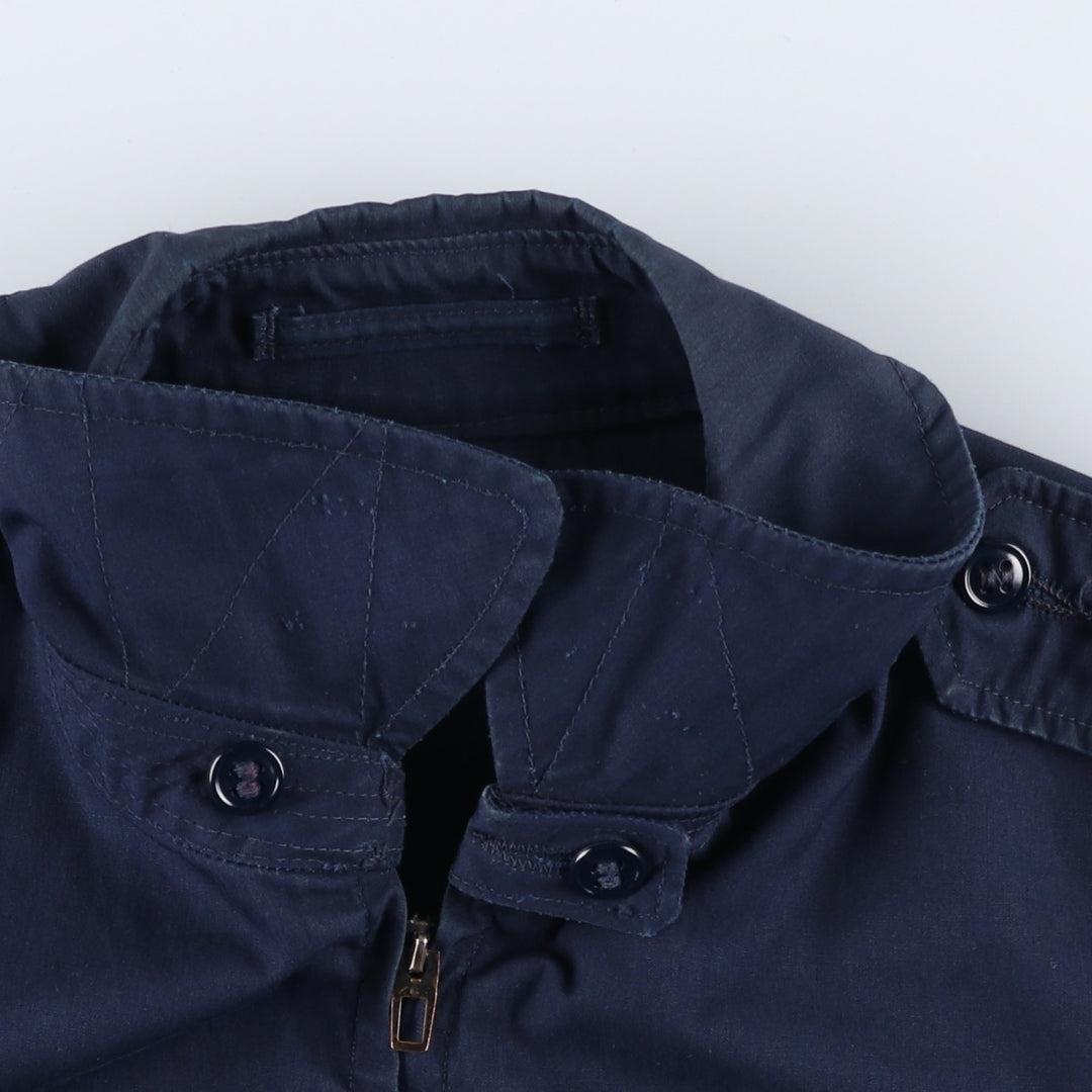 1980'S US Military Utility Jacket, Made in USA, Size 42R, Men's Size L, Vintage polyester navy blue type Vintage Second Hand