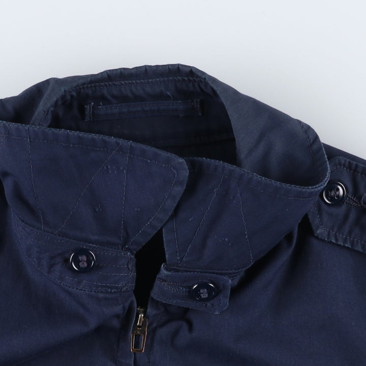 1980'S US Military Utility Jacket, Made in USA, Size 42R, Men's Size L, Vintage polyester navy blue type Vintage Second Hand