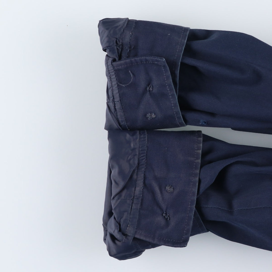 1980'S US Military Utility Jacket, Made in USA, Size 42R, Men's Size L, Vintage polyester navy blue type Vintage Second Hand