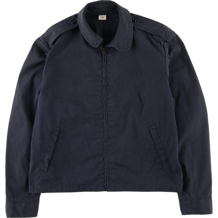 1980'S US Military Utility Jacket, Made in USA, Size 40R, Men's Size L, Vintage cotton navy blue type Vintage Second Hand