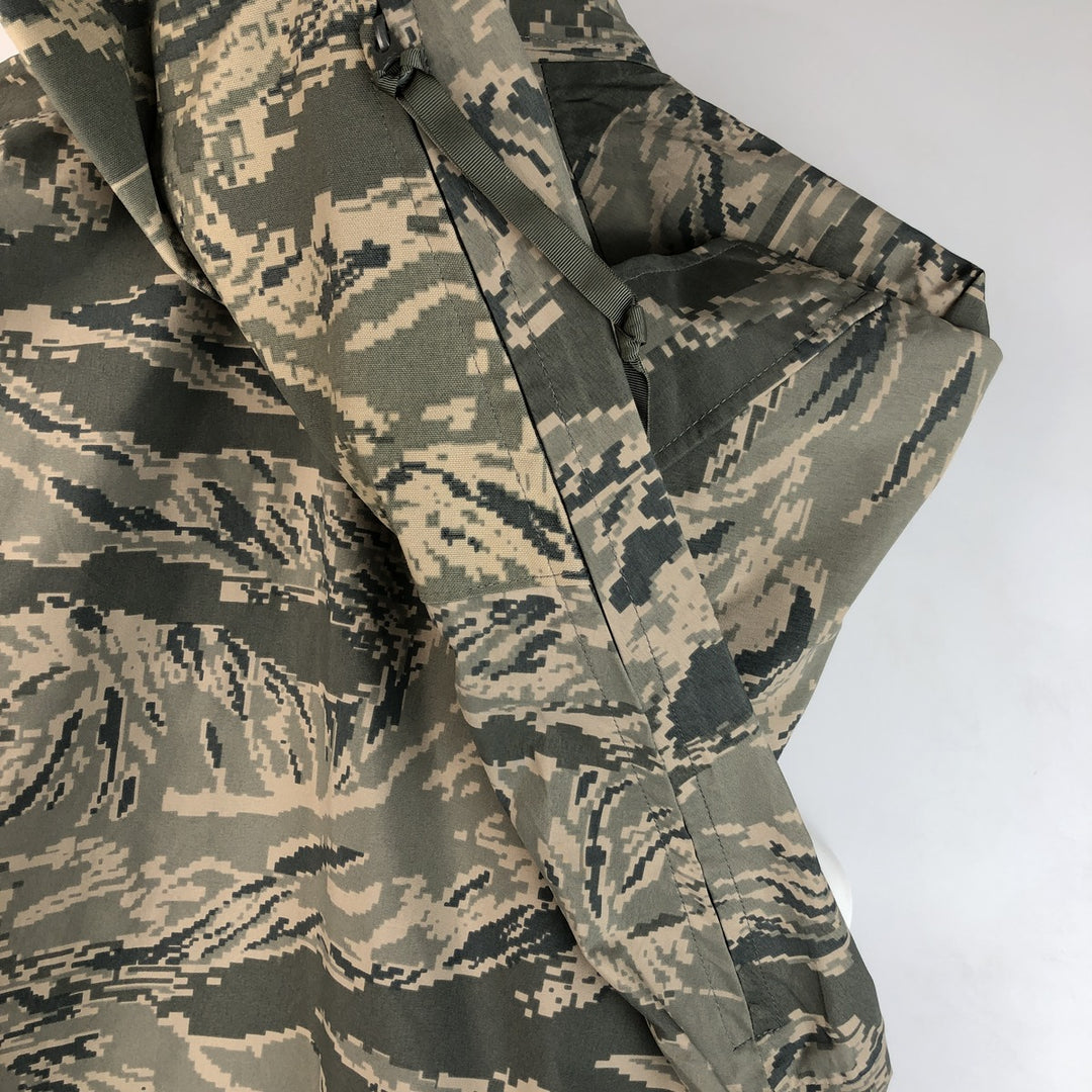 Civilian Camouflage Pattern ABU Digital Tiger Camo Military Gore-Tex Parka, Made in USA, Men's Size Medium Nylon gray type Vintage Second Hand