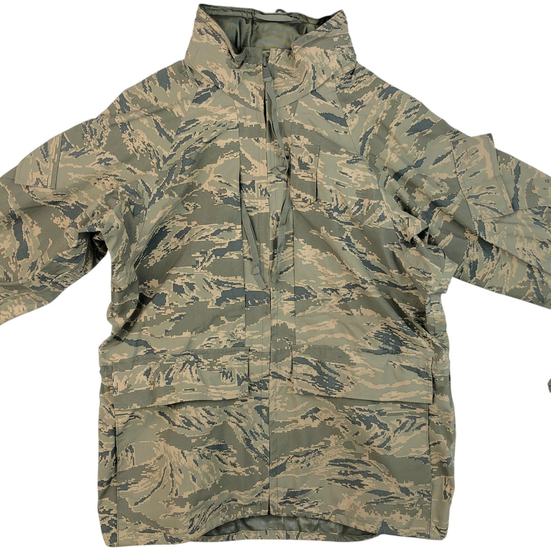 Authentic US military camouflage pattern ABU Digital Tiger Camo ECWCS 2nd Gen Military Gore-Tex Parka, Made in USA, Medium Regular Nylon gray type Vintage Second Hand