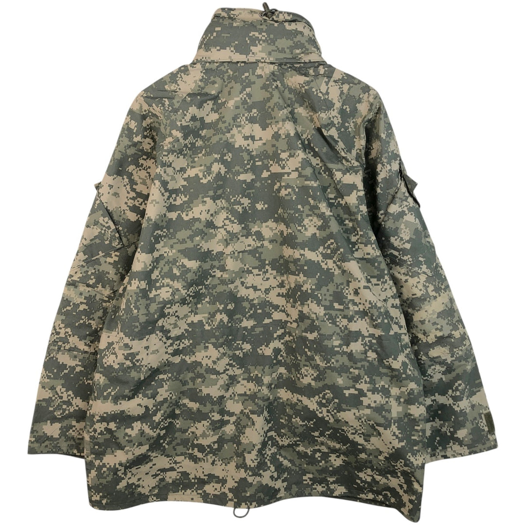 Camouflage ACU Digital Camo Military Gore-Tex Parka, Large-Regular, Men's Size L Nylon gray type Vintage Second Hand