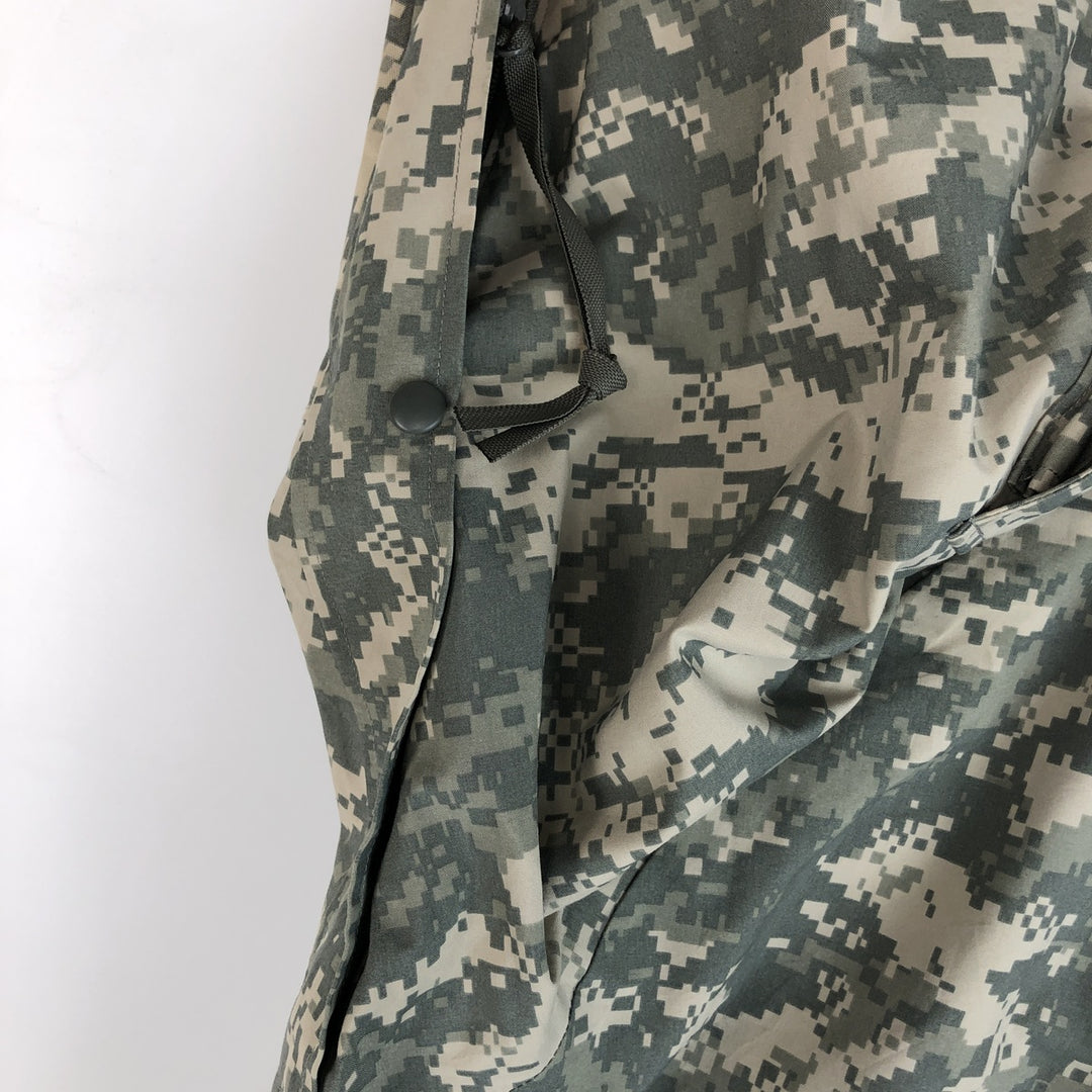 Camouflage ACU Digital Camo Military Gore-Tex Parka, Large-Regular, Men's Size L Nylon gray type Vintage Second Hand