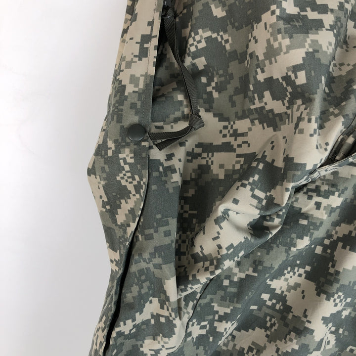 Camouflage ACU Digital Camo Military Gore-Tex Parka, Large-Regular, Men's Size L Nylon gray type Vintage Second Hand