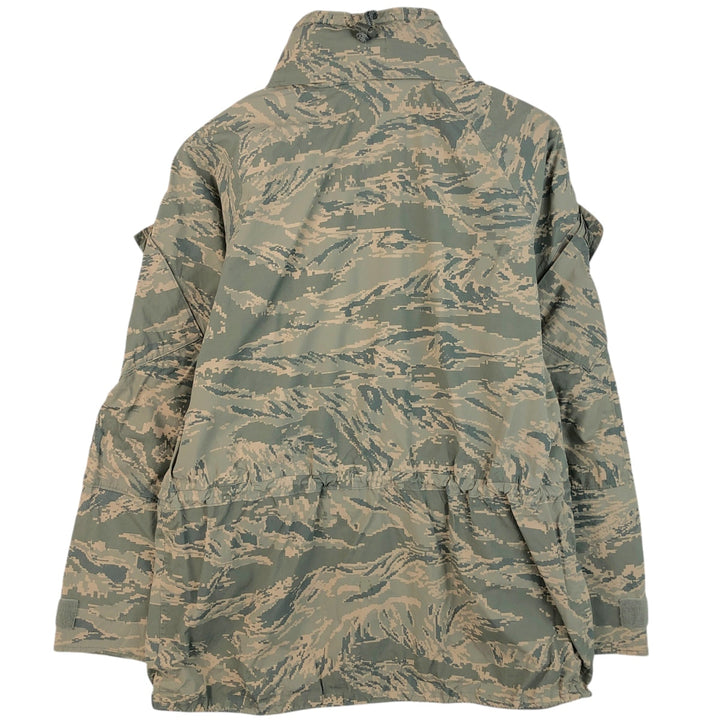 Authentic 2000'S US military camouflage pattern ABU Digital Tiger Camo ECWCS 2nd Gen Military Gore-Tex Parka, Made in USA, Medium Regular Nylon Beige type Vintage Second Hand