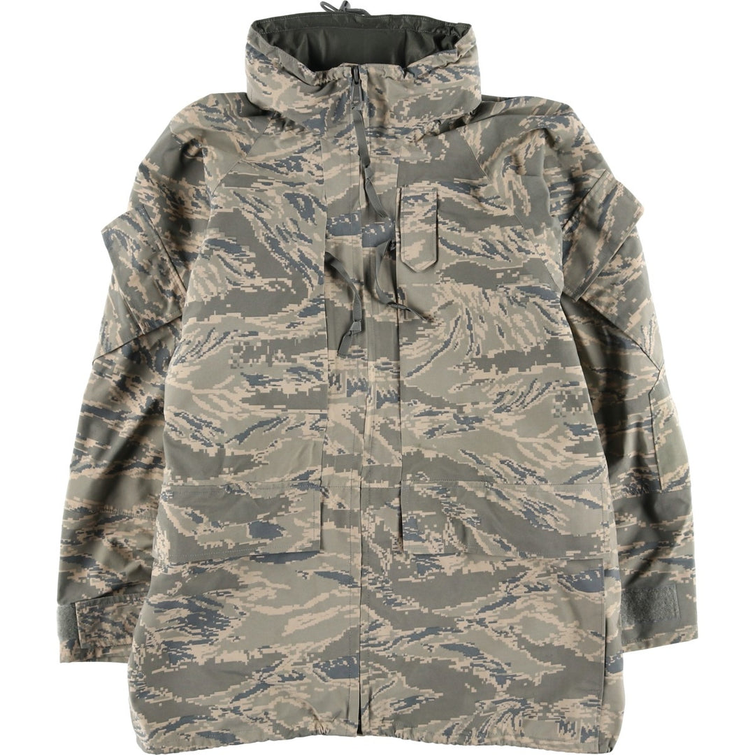 ACU Digital Camo Military Gore-Tex Parka, Made in USA, Medium Regular, Men's Size M Nylon Khaki type Vintage Second Hand