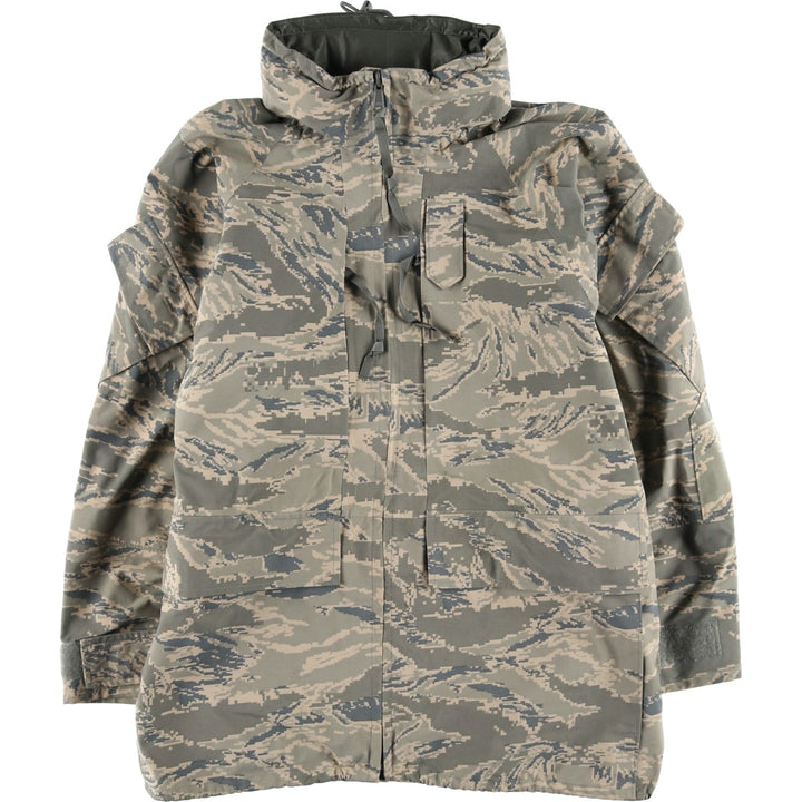 ACU Digital Camo Military Gore-Tex Parka, Made in USA, Medium Regular, Men's Size M Nylon Khaki type Vintage Second Hand