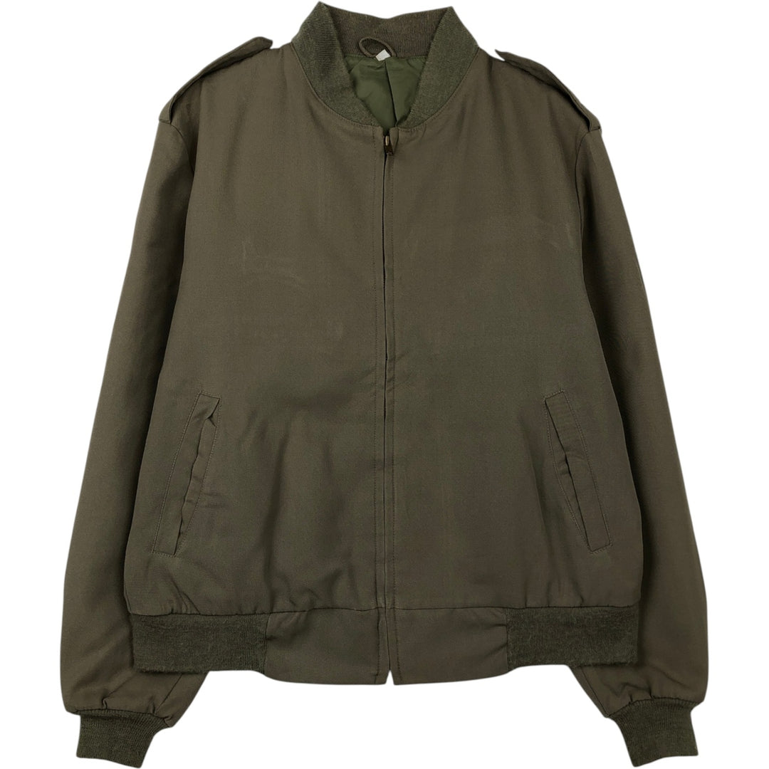 the MARINE shop Military Tanker Jacket 42R Men's XL unclear Khaki type Vintage Second Hand