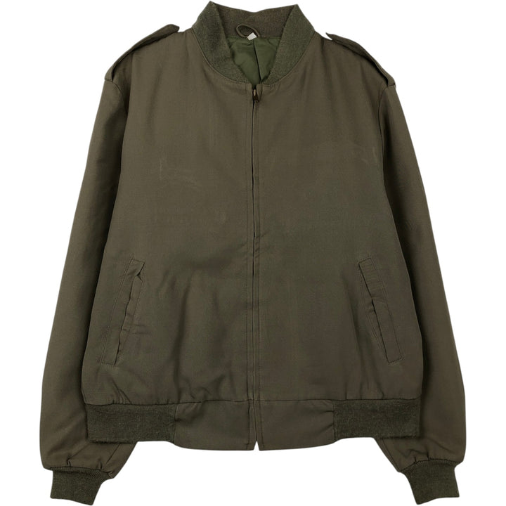 the MARINE shop Military Tanker Jacket 42R Men's XL unclear Khaki type Vintage Second Hand