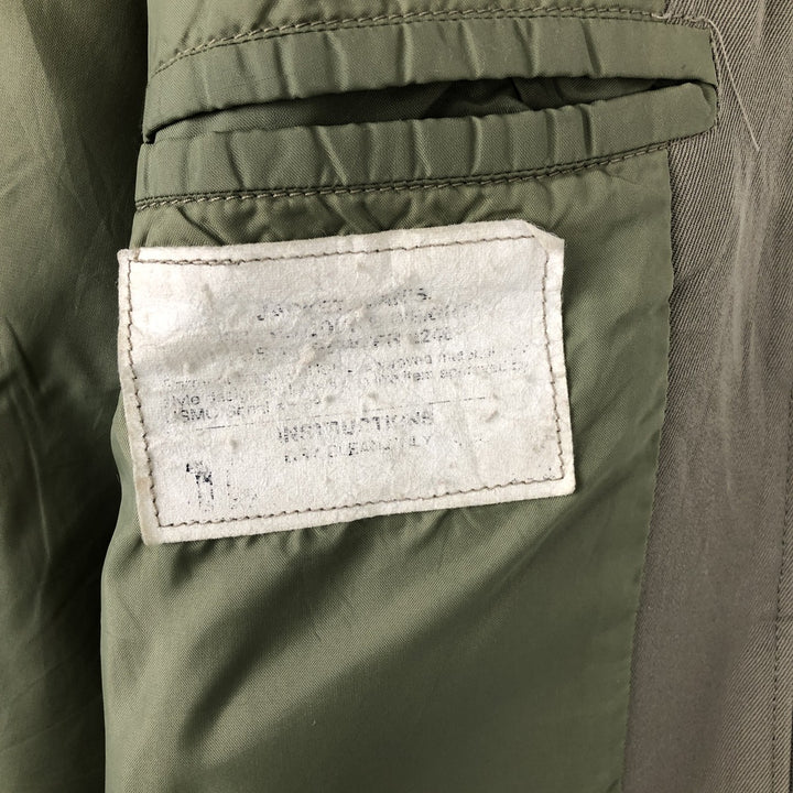 the MARINE shop Military Tanker Jacket 42R Men's XL unclear Khaki type Vintage Second Hand