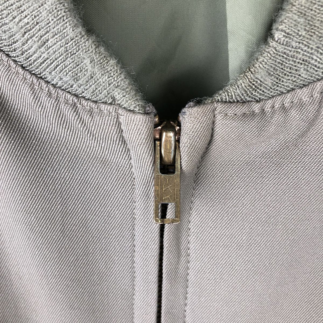 the MARINE shop Military Tanker Jacket 42R Men's XL unclear Khaki type Vintage Second Hand