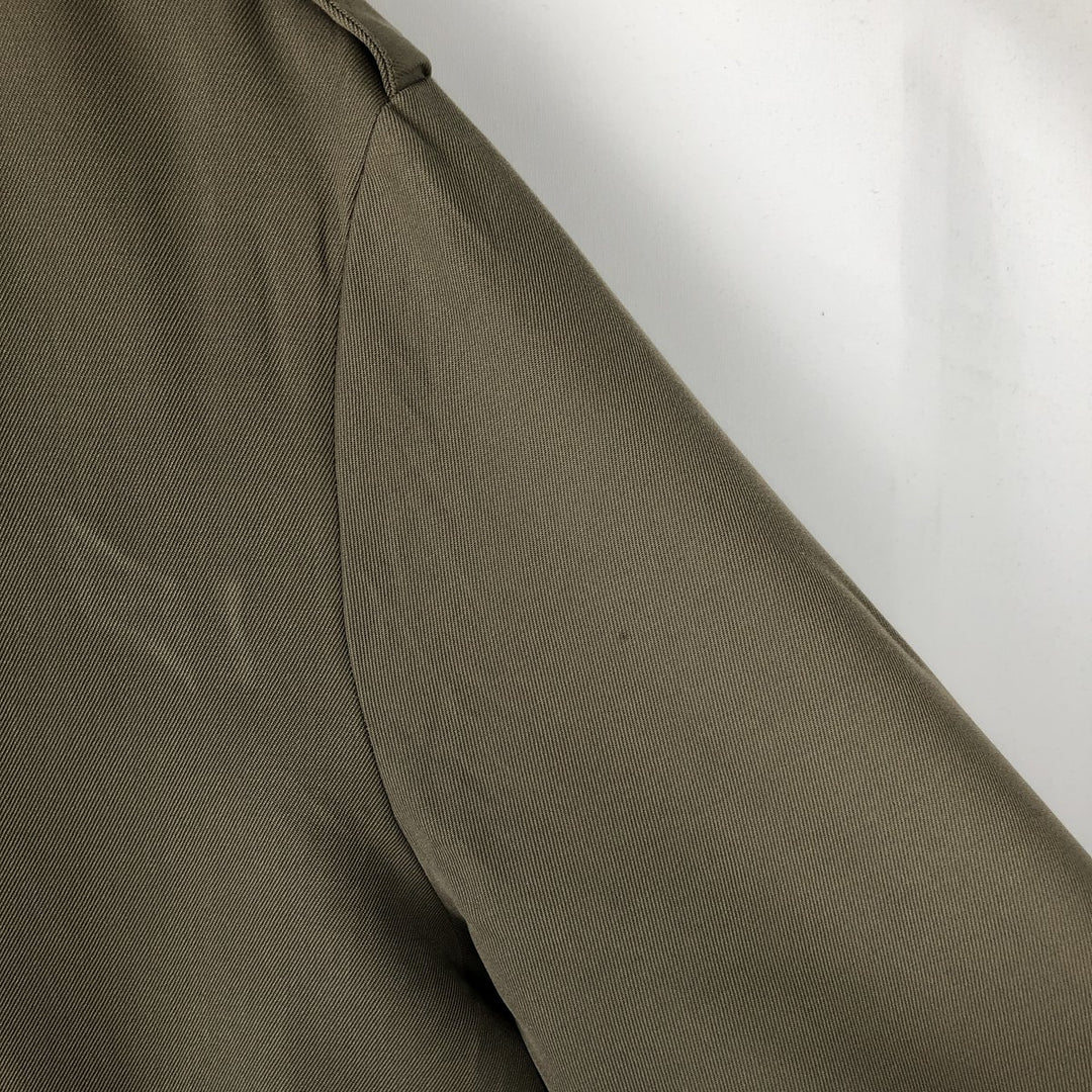the MARINE shop Military Tanker Jacket 42R Men's XL unclear Khaki type Vintage Second Hand