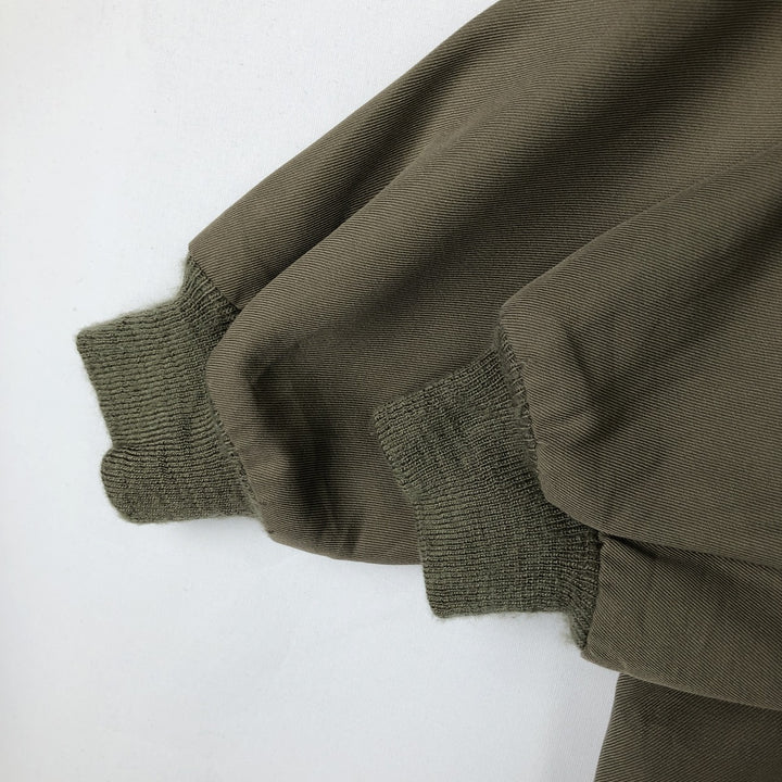 the MARINE shop Military Tanker Jacket 42R Men's XL unclear Khaki type Vintage Second Hand