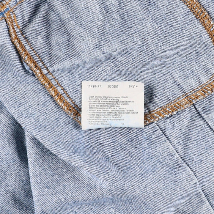 Vintage Lee Riders denim jacket, size XXL, from the 1980s. cotton blue type Vintage Second Hand