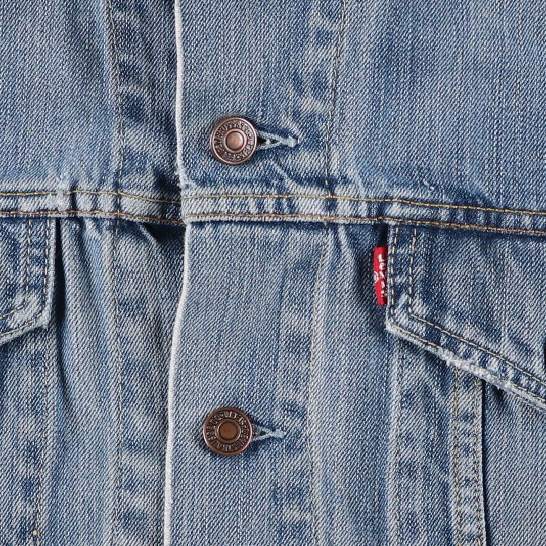 2000'S Levi's 70550-0439 Euro Model Denim Jacket, Men's Size Medium cotton blue type Vintage Second Hand