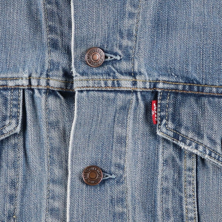 2000'S Levi's 70550-0439 Euro Model Denim Jacket, Men's Size Medium cotton blue type Vintage Second Hand