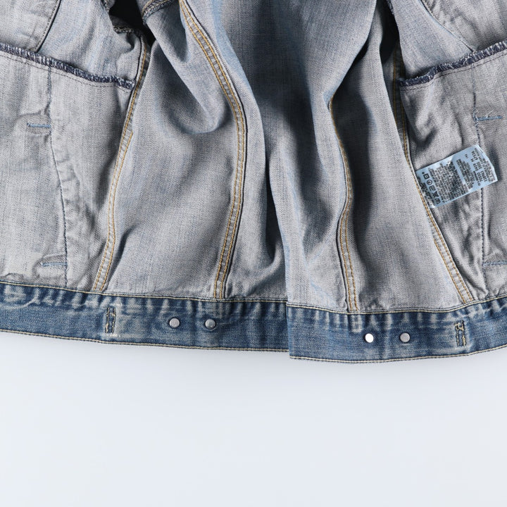 2000'S Levi's 70550-0439 Euro Model Denim Jacket, Men's Size Medium cotton blue type Vintage Second Hand