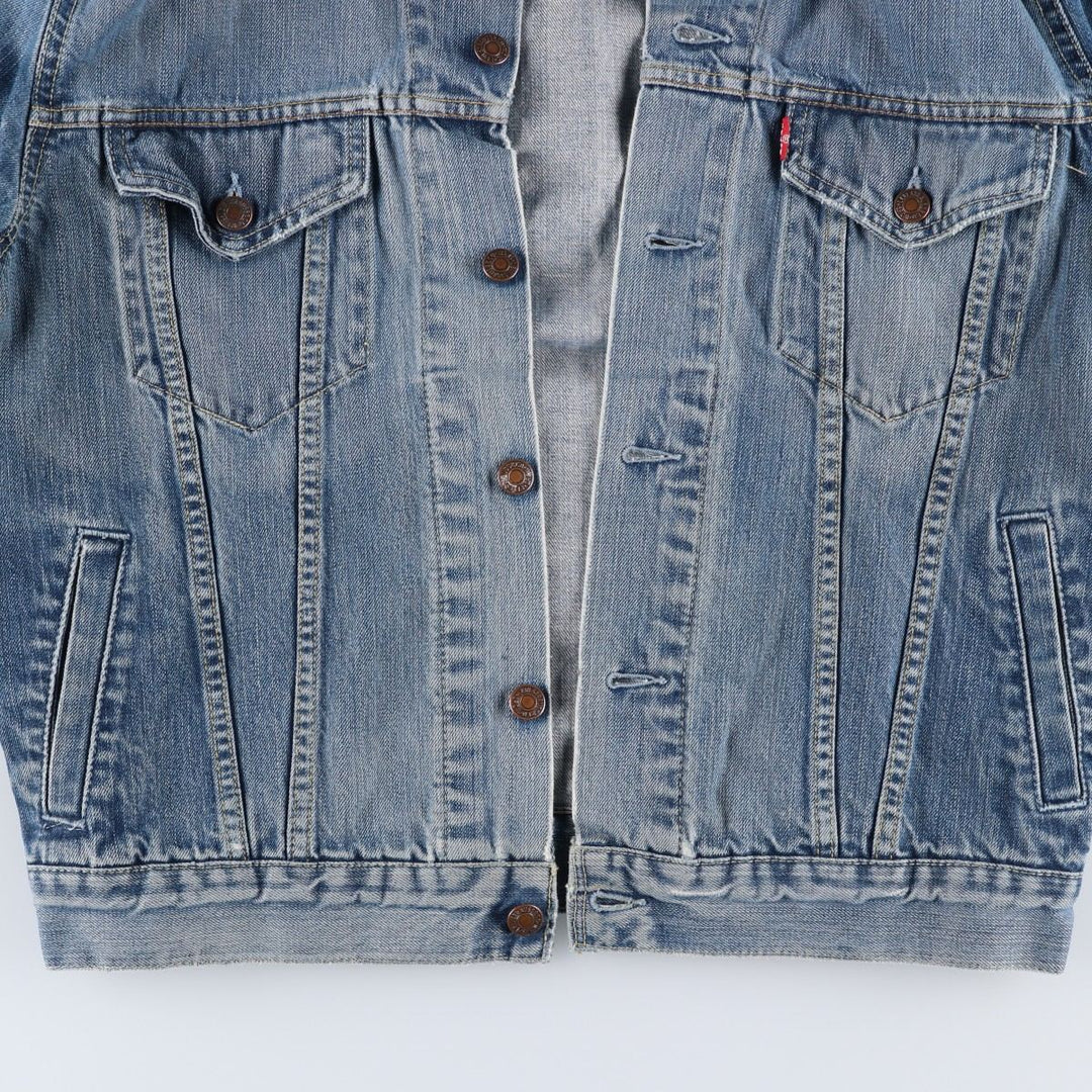 2000'S Levi's 70550-0439 Euro Model Denim Jacket, Men's Size Medium cotton blue type Vintage Second Hand