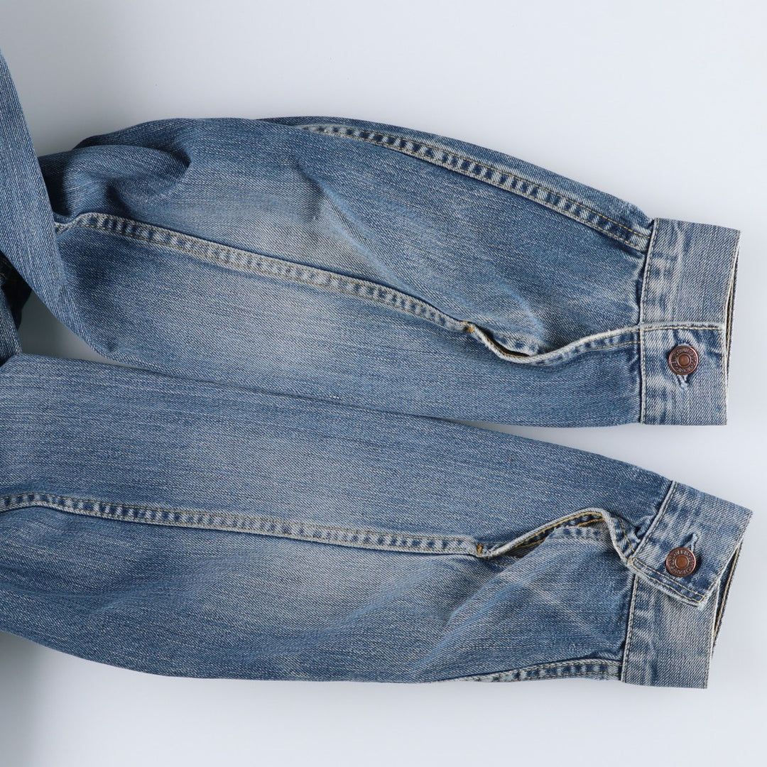 2000'S Levi's 70550-0439 Euro Model Denim Jacket, Men's Size Medium cotton blue type Vintage Second Hand