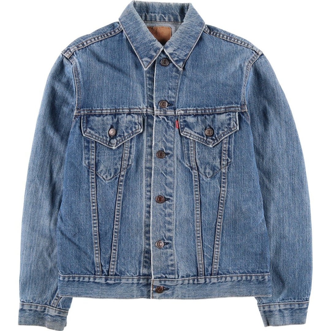 Levi's denim jacket, made in the USA, men's size S cotton blue type Vintage Second Hand
