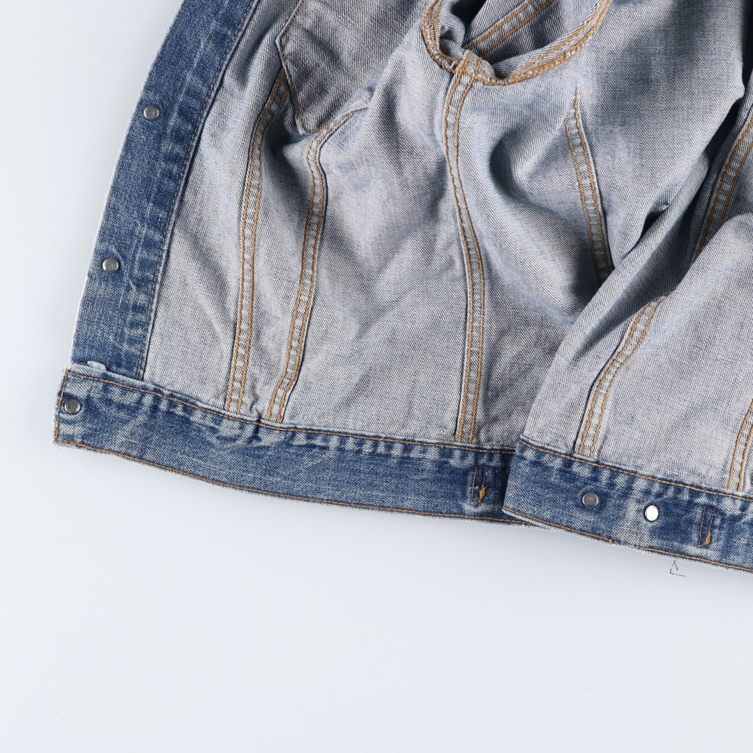 Levi's denim jacket, made in the USA, men's size S cotton blue type Vintage Second Hand