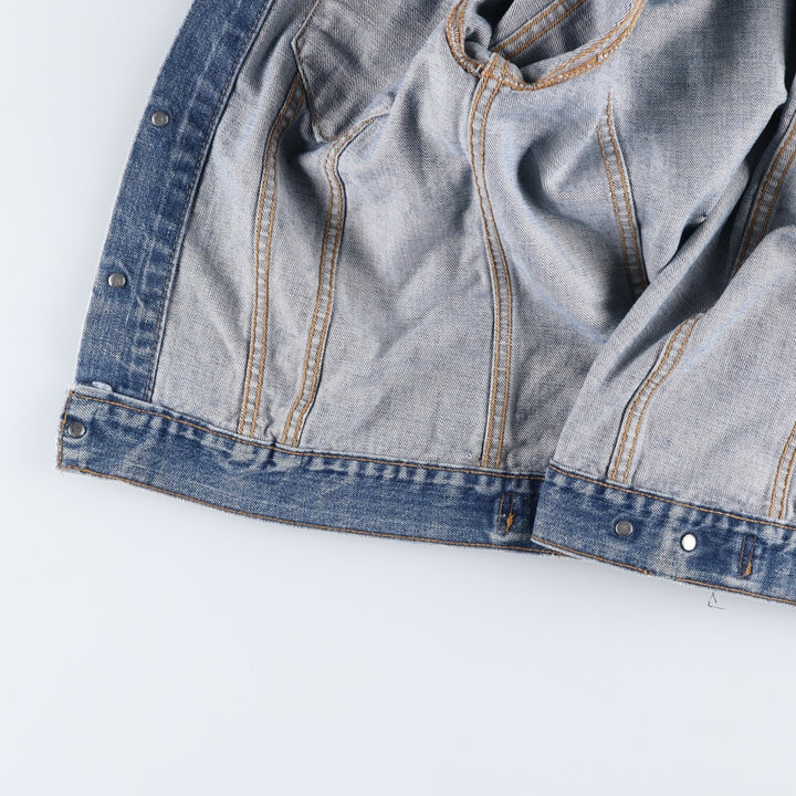 Levi's denim jacket, made in the USA, men's size S cotton blue type Vintage Second Hand