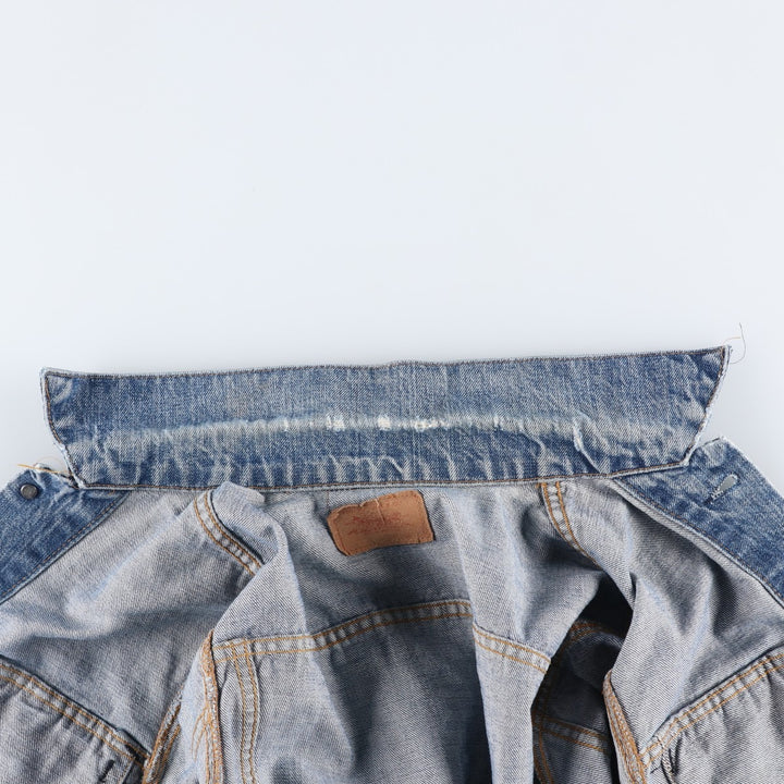 Levi's denim jacket, made in the USA, men's size S cotton blue type Vintage Second Hand