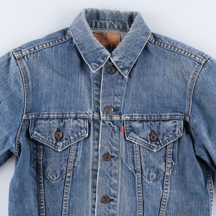 Levi's denim jacket, made in the USA, men's size S cotton blue type Vintage Second Hand