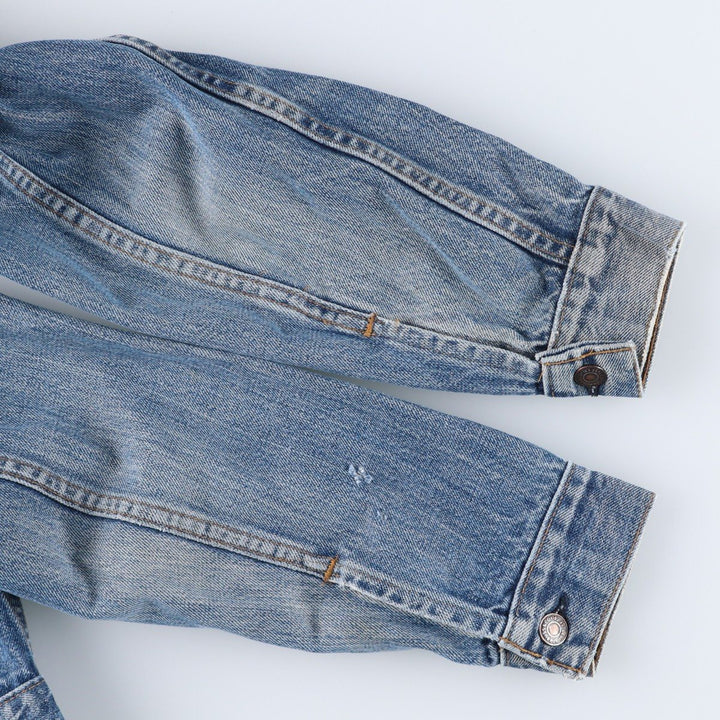 Levi's denim jacket, made in the USA, men's size S cotton blue type Vintage Second Hand