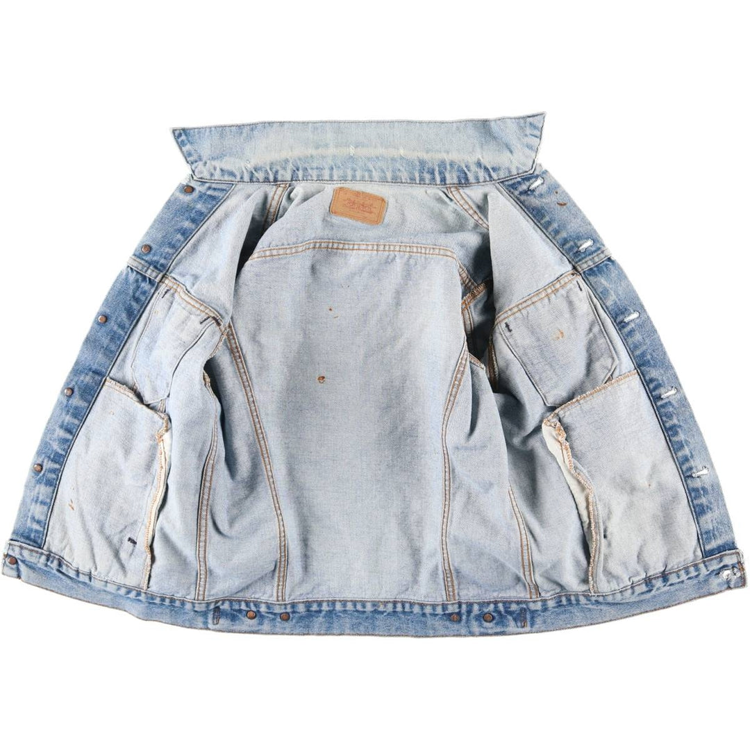 Levi's denim jacket, denim jacket, made in the USA, men's size M, vintage cotton blue type Vintage Second Hand