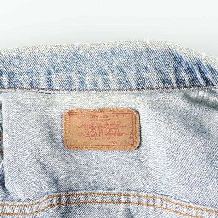 Levi's denim jacket, denim jacket, made in the USA, men's size M, vintage cotton blue type Vintage Second Hand