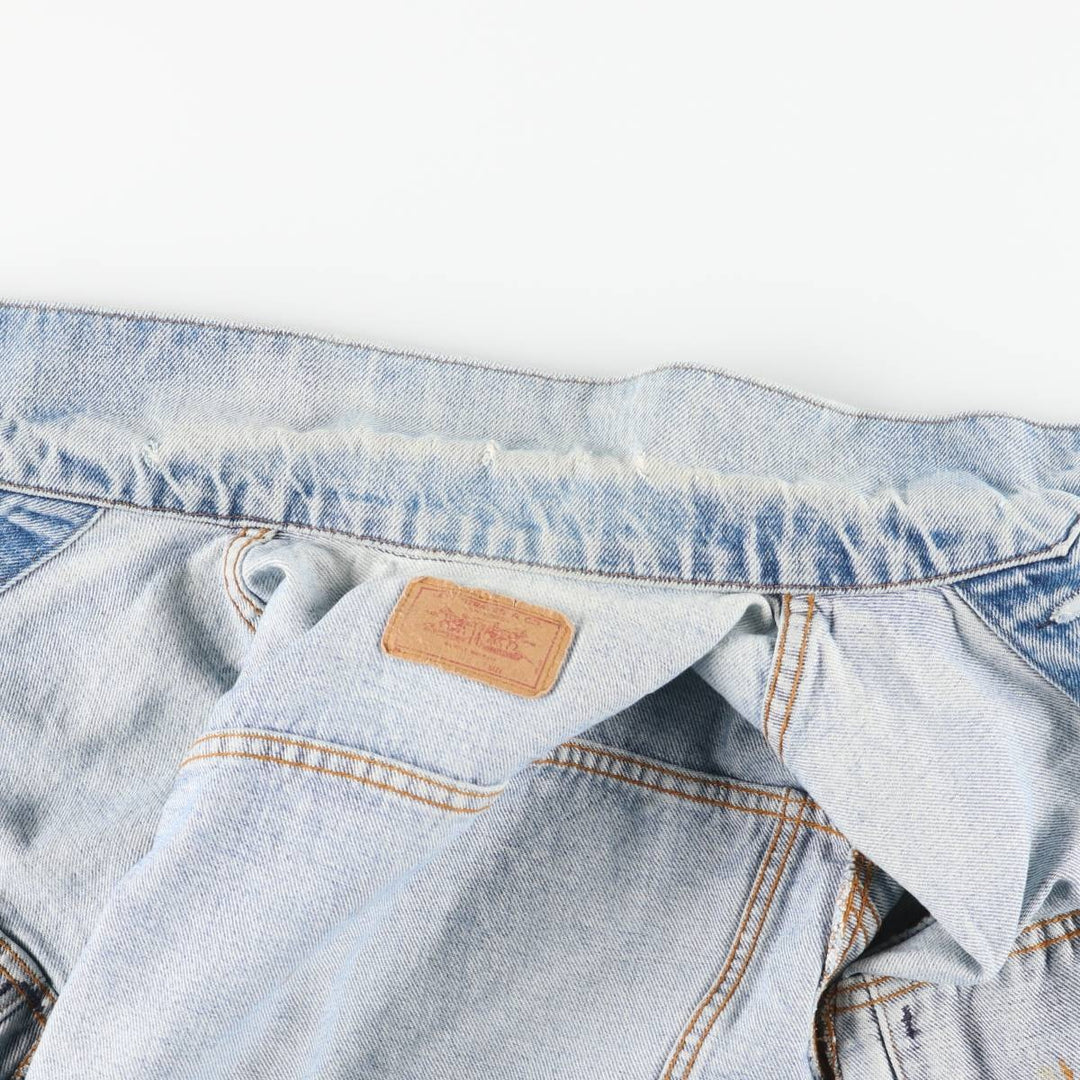 Levi's denim jacket, denim jacket, made in the USA, men's size M, vintage cotton blue type Vintage Second Hand