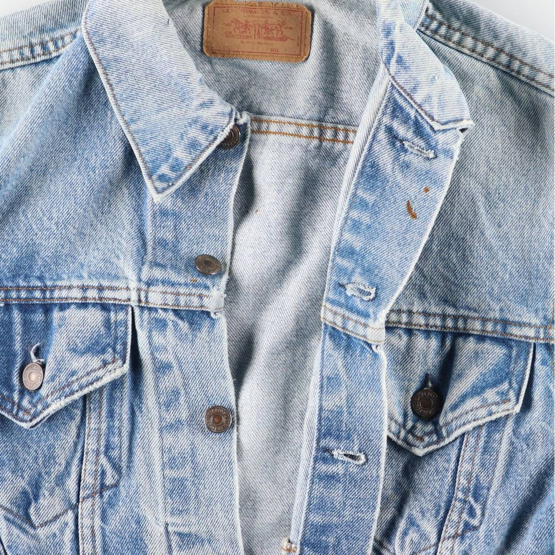 Levi's denim jacket, denim jacket, made in the USA, men's size M, vintage cotton blue type Vintage Second Hand