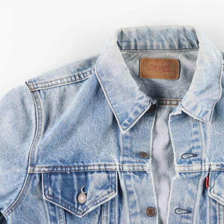 Levi's denim jacket, denim jacket, made in the USA, men's size M, vintage cotton blue type Vintage Second Hand