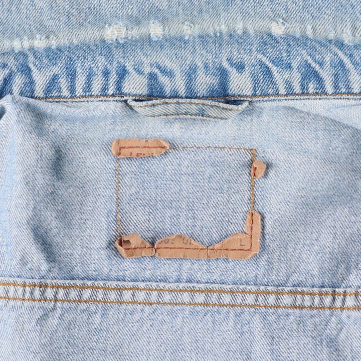 90'S Levi's 70503-0210 denim jacket, denim jacket, men's size L, vintage cotton blue type Vintage Second Hand