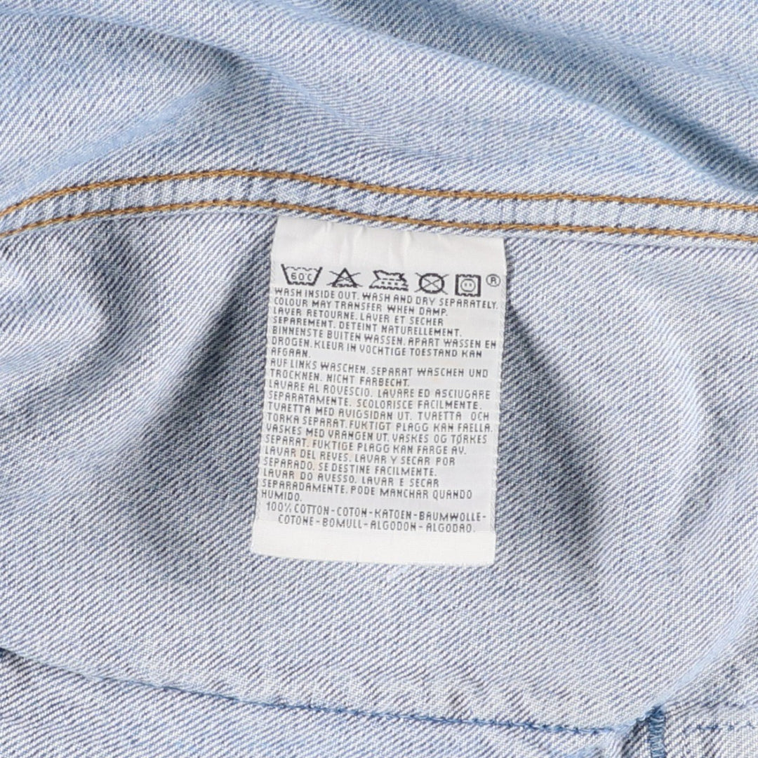 90'S Levi's 70503-0210 denim jacket, denim jacket, men's size L, vintage cotton blue type Vintage Second Hand