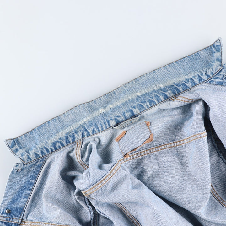 90'S Levi's 70503-0210 denim jacket, denim jacket, men's size L, vintage cotton blue type Vintage Second Hand
