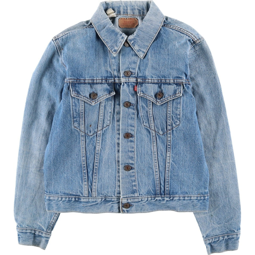 Vintage 1980'S Levi's 75506-0217 denim jacket, made in Canada, size M. cotton blue type Vintage Second Hand