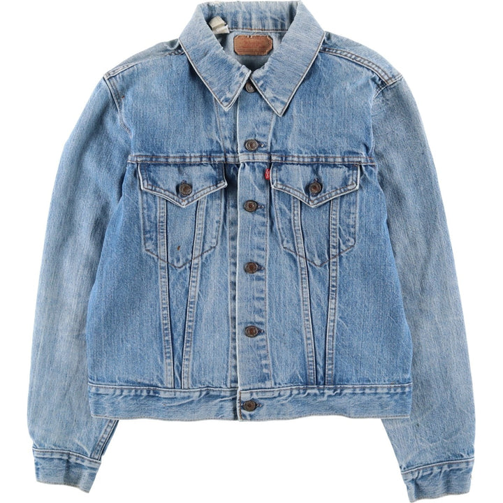 Vintage 1980'S Levi's 75506-0217 denim jacket, made in Canada, size M. cotton blue type Vintage Second Hand