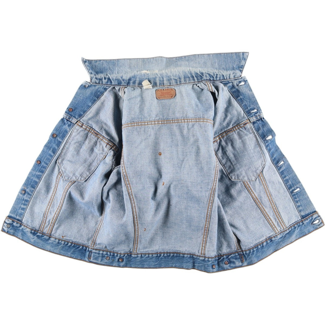Vintage 1980'S Levi's 75506-0217 denim jacket, made in Canada, size M. cotton blue type Vintage Second Hand